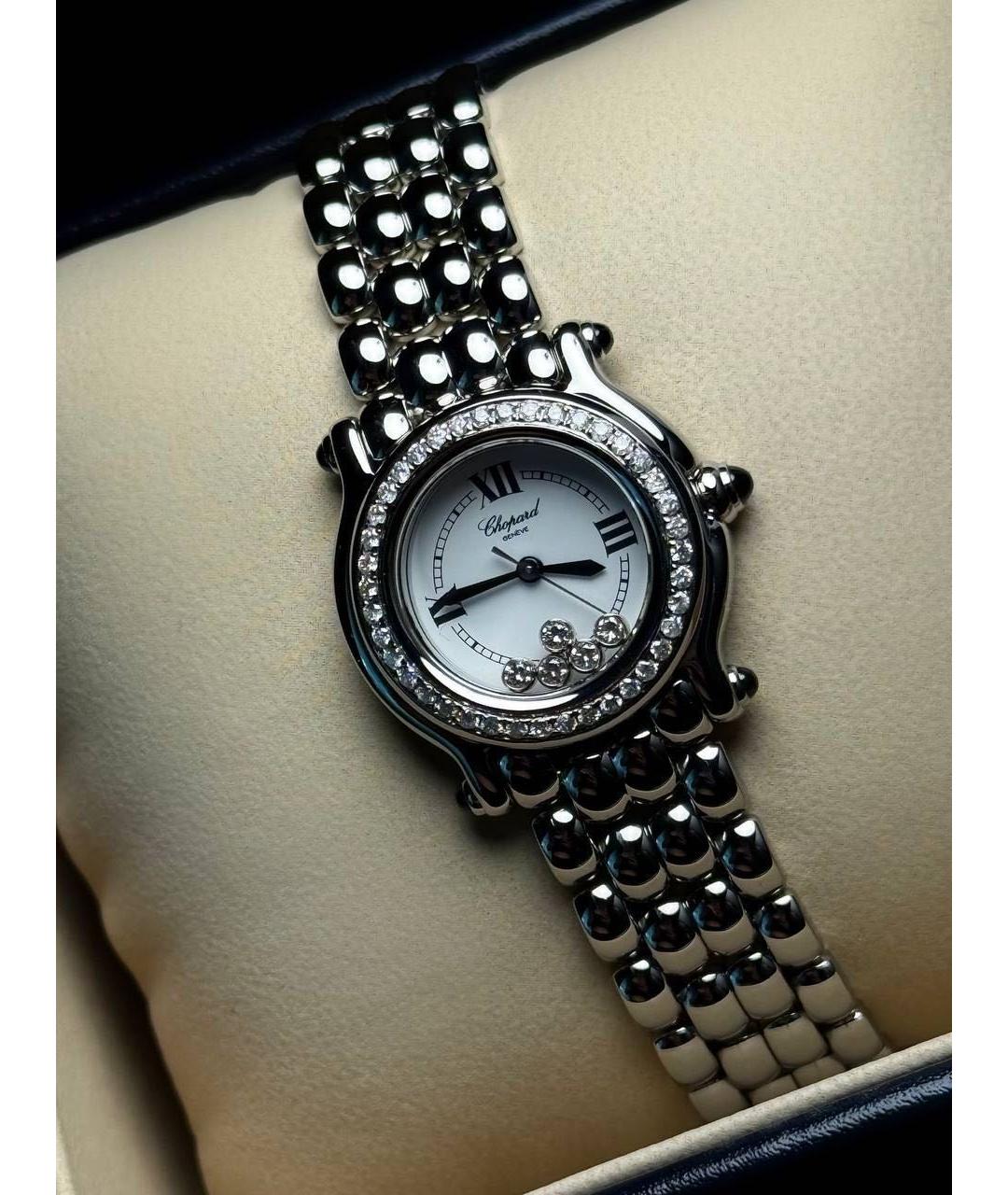 CHOPARD Серебряные часы из белого золота, фото 3