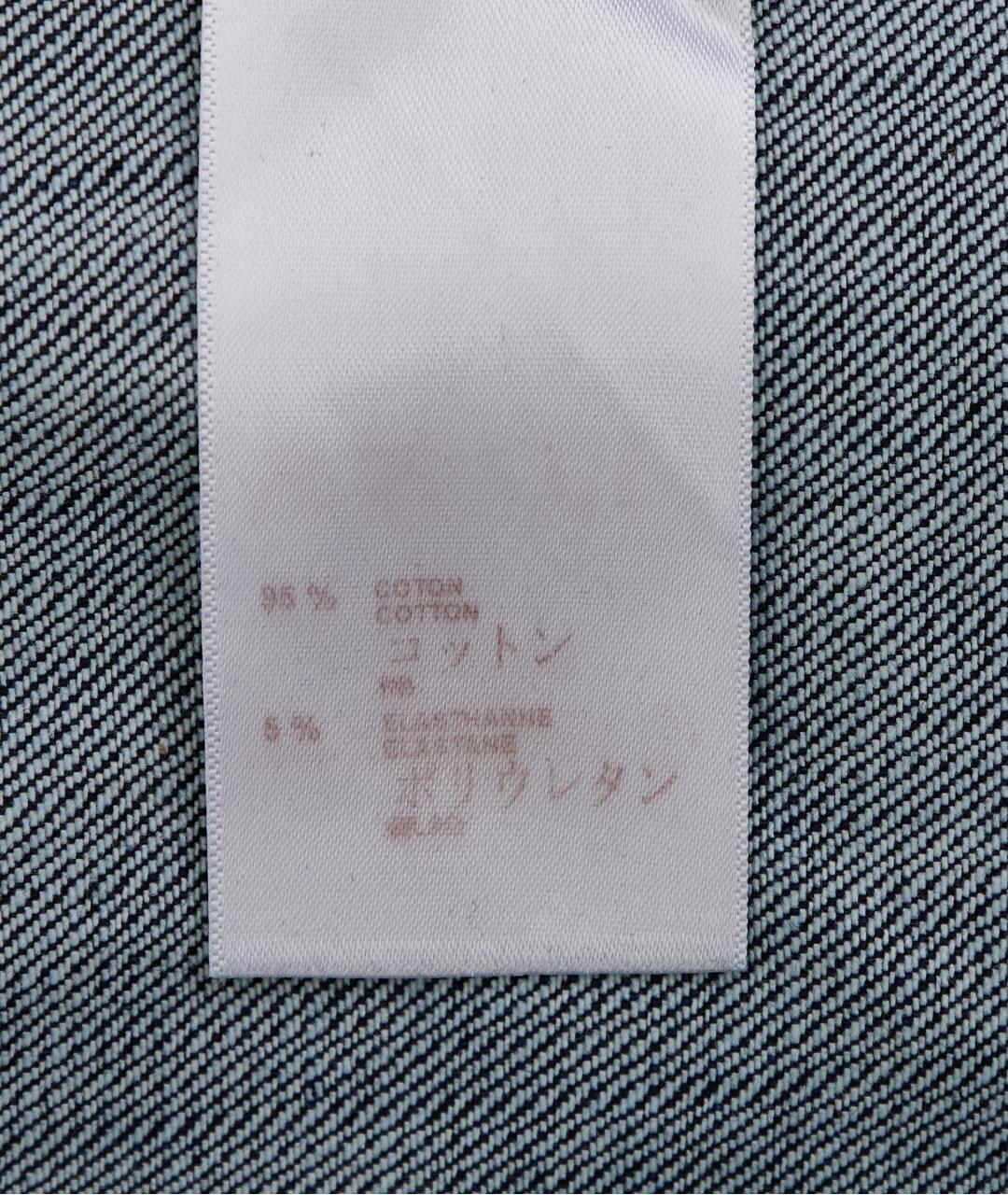 LOUIS VUITTON Синие хлопковые джинсы слим, фото 5