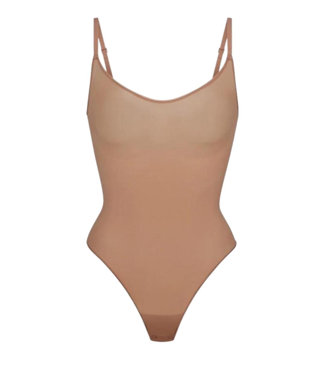 SKIMS Коричневый купальник, фото 1