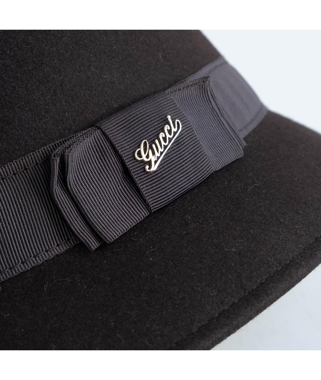 GUCCI Коричневая шерстяная шляпа, фото 5