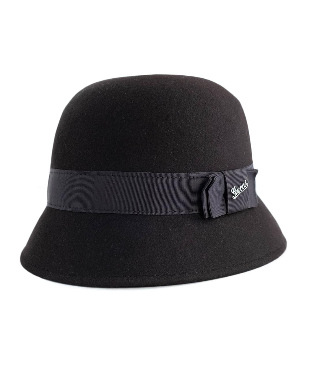 GUCCI Коричневая шерстяная шляпа, фото 2