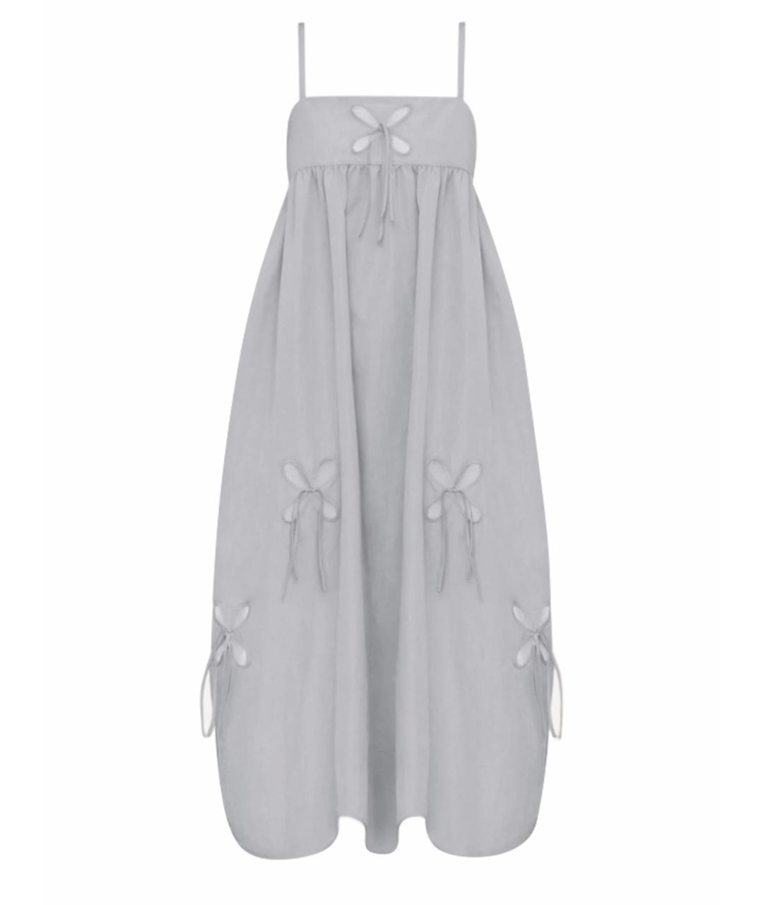 J.KIM Серый полиэстеровый сарафан, фото 1