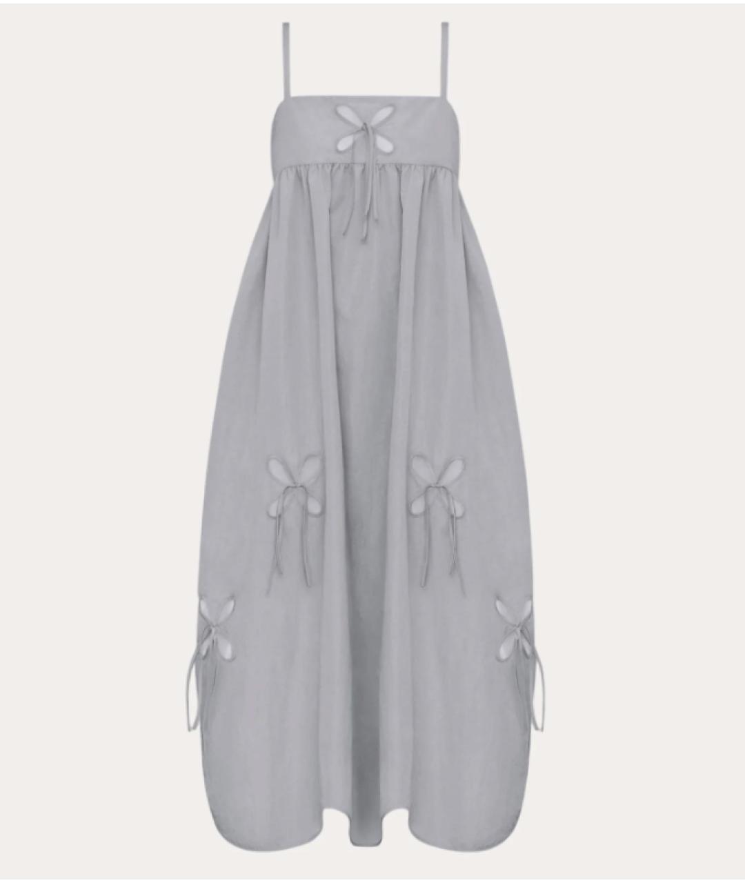 J.KIM Серый полиэстеровый сарафан, фото 4