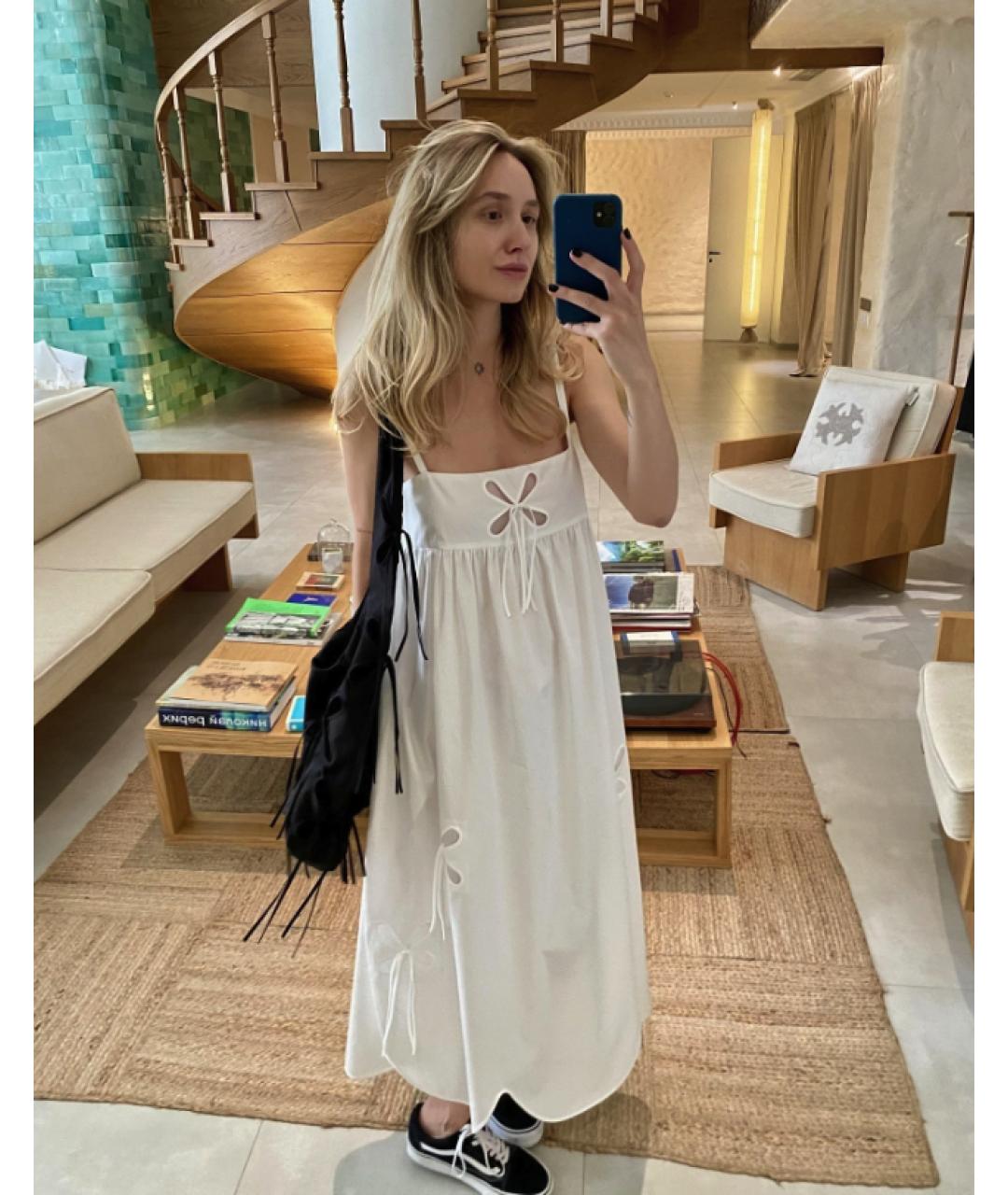 J.KIM Белый хлопковый сарафан, фото 2