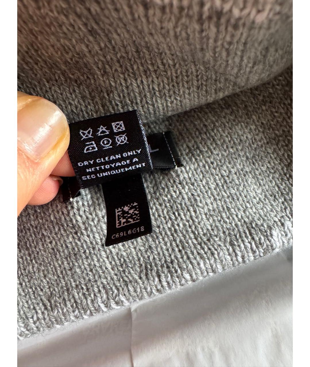 CHANEL Серая кашемировая шапка, фото 4