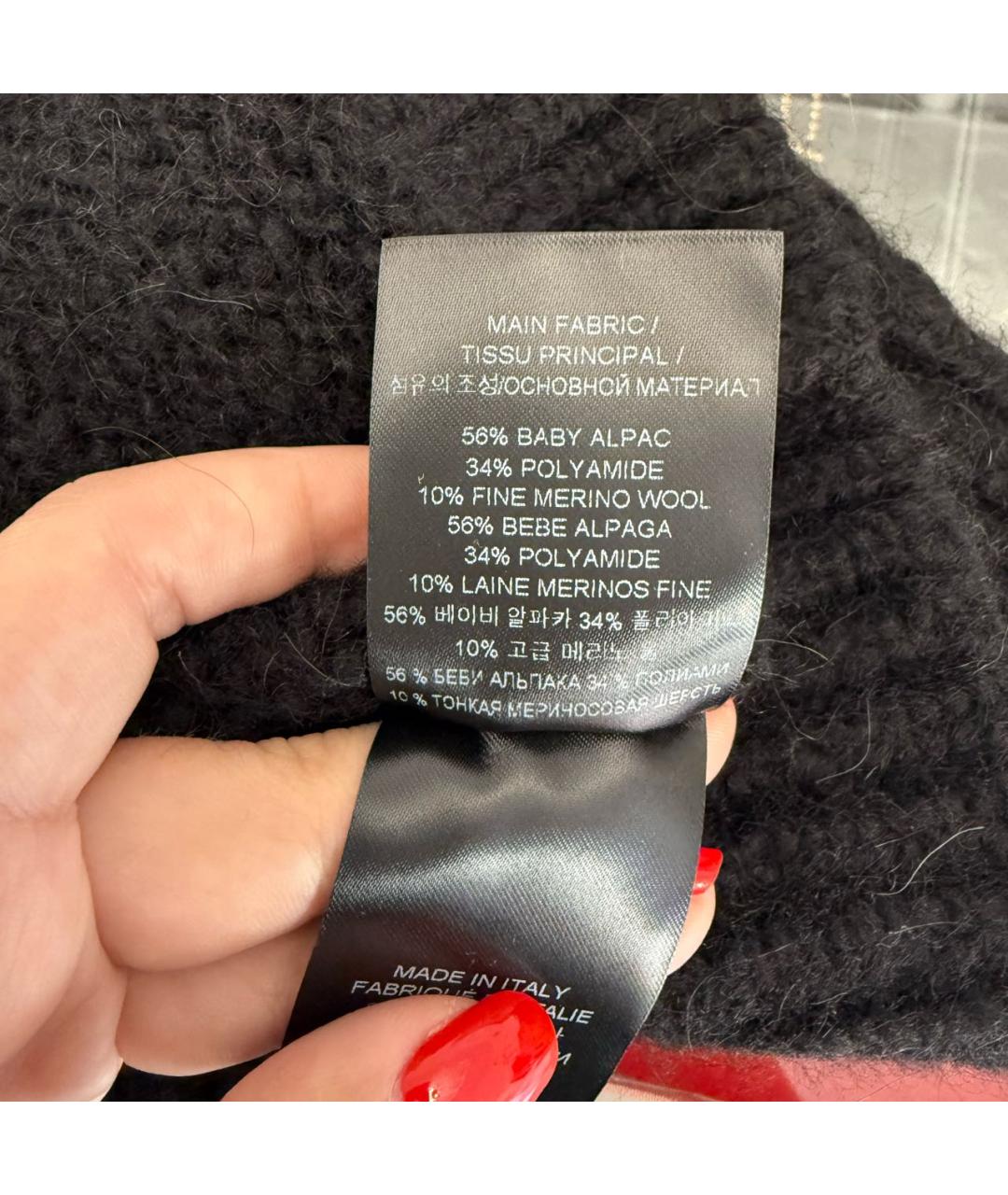 VETEMENTS Черный кардиган, фото 5