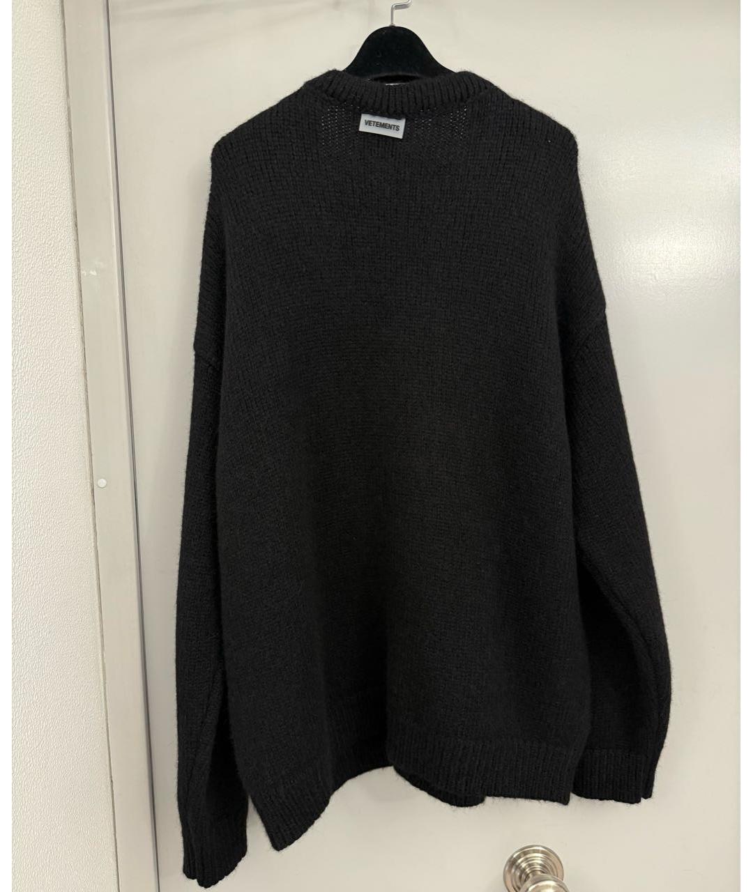 VETEMENTS Черный кардиган, фото 2