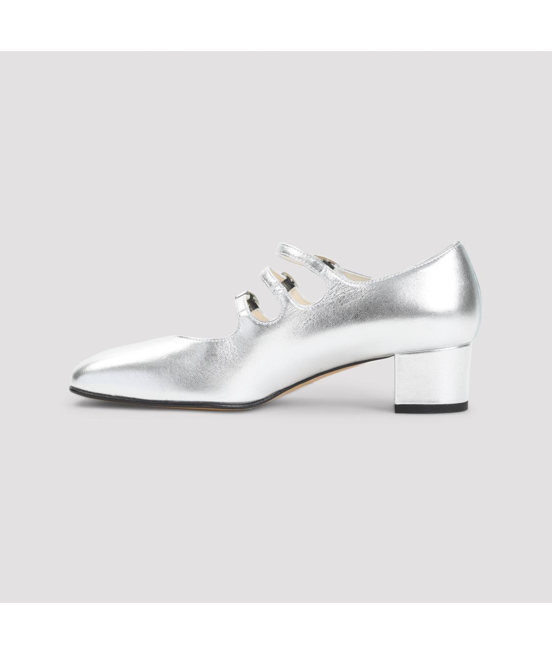CAREL Серебряные кожаные туфли, фото 4