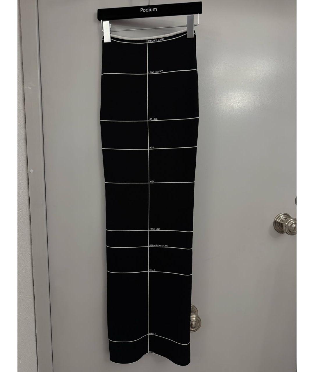 VETEMENTS Черный вискозный костюм с юбками, фото 2