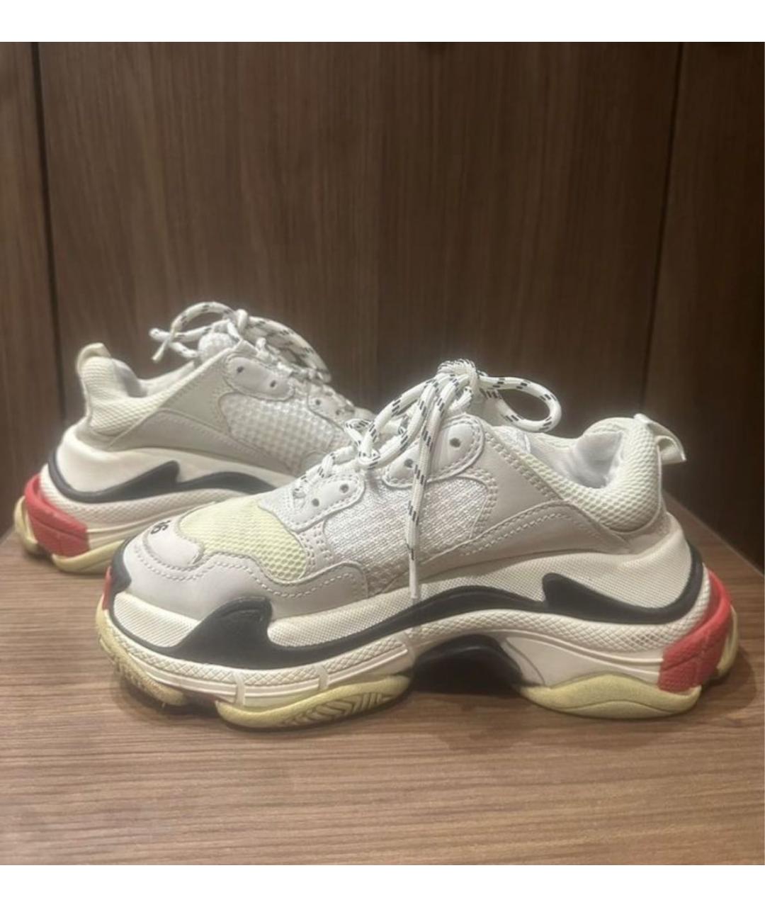 BALENCIAGA Белые кроссовки, фото 7