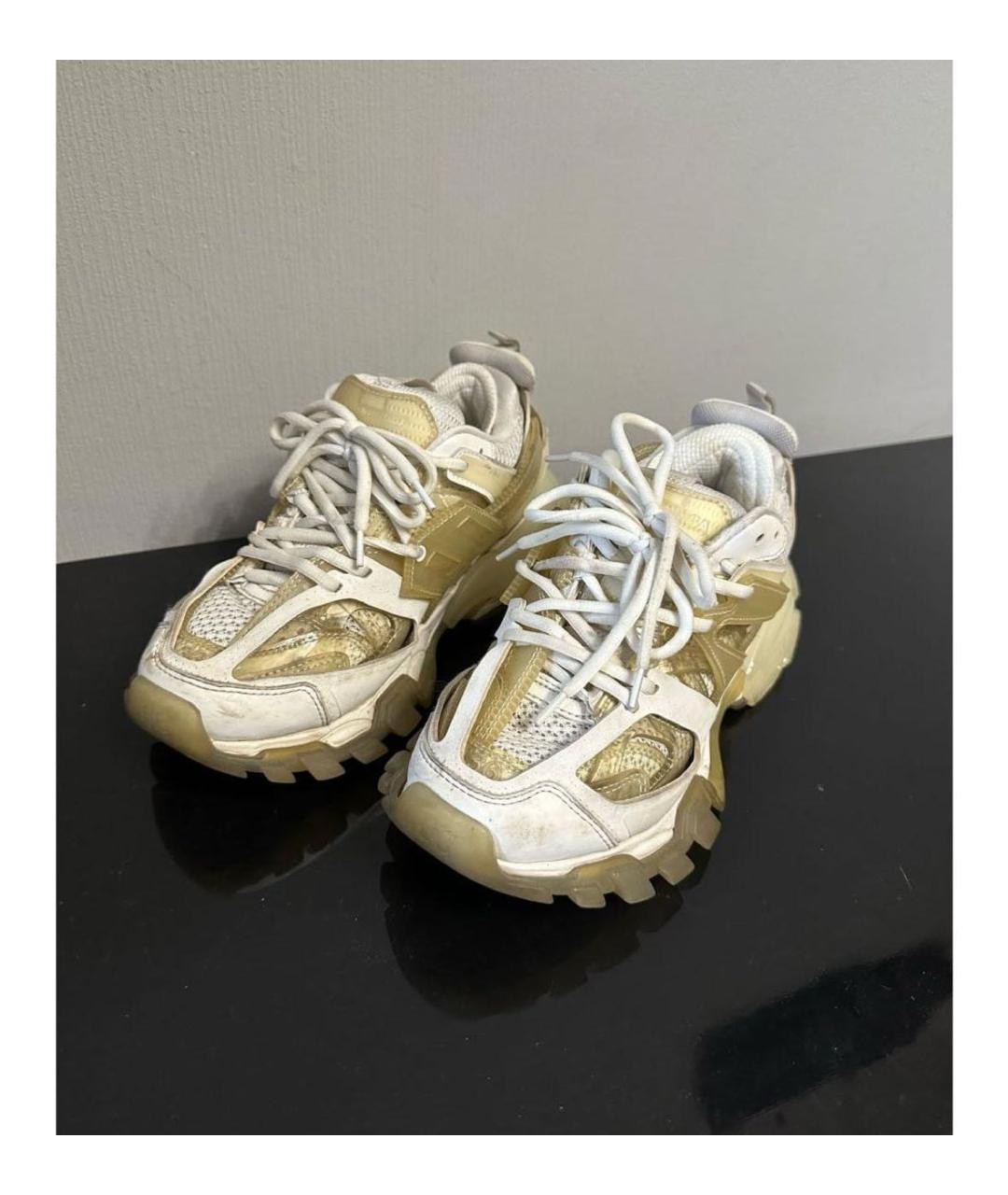 BALENCIAGA Бежевые кроссовки, фото 4