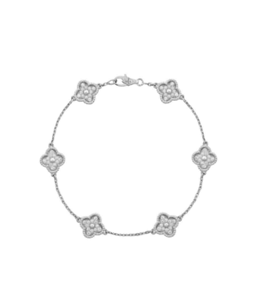 VAN CLEEF & ARPELS Серебрянный браслет из белого золота, фото 1