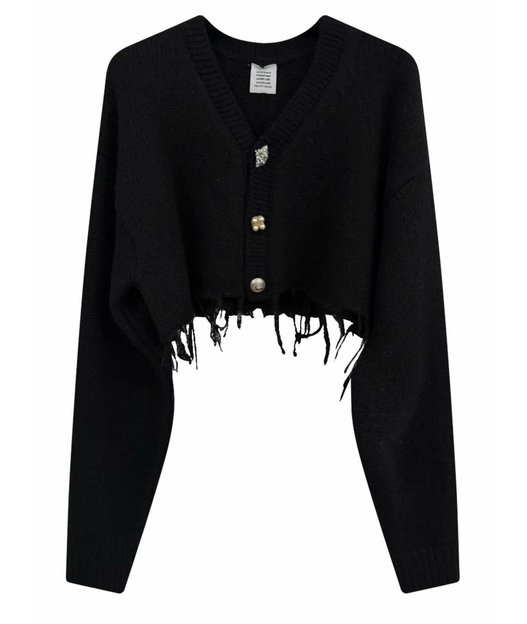 VETEMENTS Черный кардиган, фото 1
