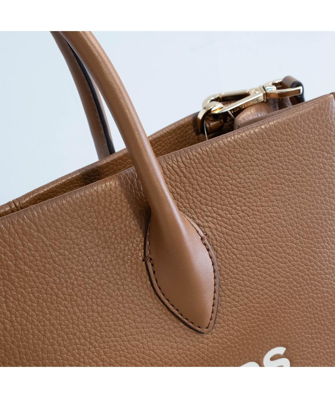MICHAEL KORS Коричневая кожаная сумка тоут, фото 5