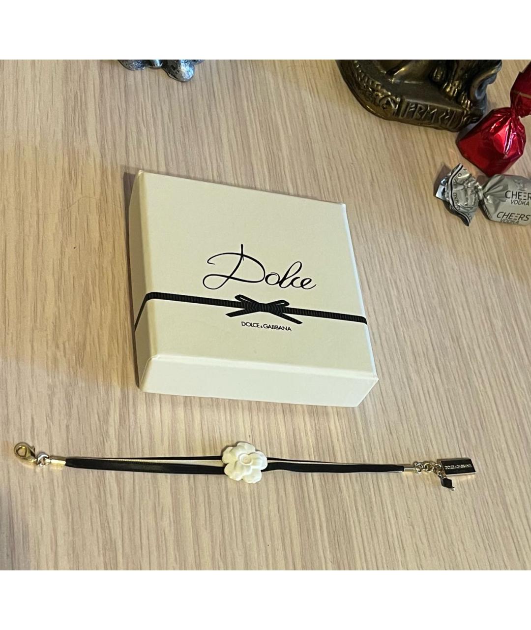 DOLCE&GABBANA Черный браслет, фото 3