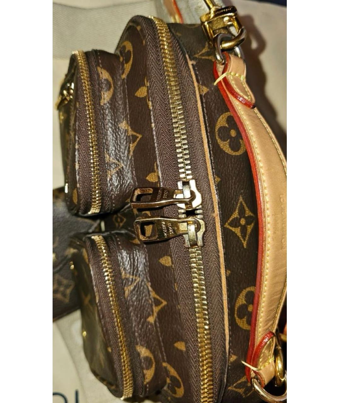 LOUIS VUITTON Кожаная сумка с короткими ручками, фото 8
