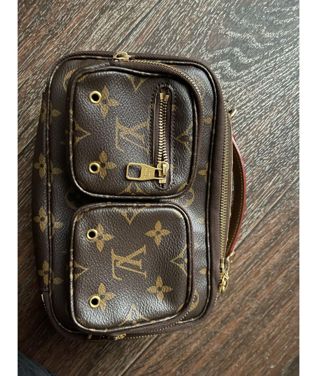LOUIS VUITTON Кожаная сумка с короткими ручками, фото 9