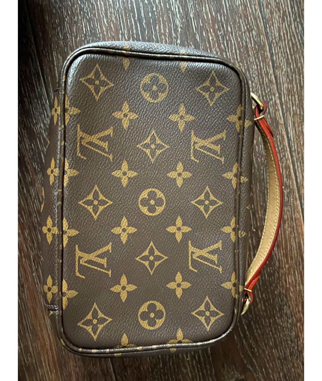 LOUIS VUITTON Кожаная сумка с короткими ручками, фото 6
