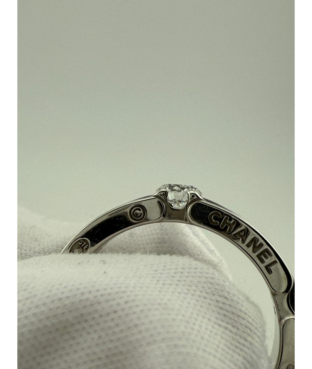 CHANEL Черное кольцо из белого золота, фото 4