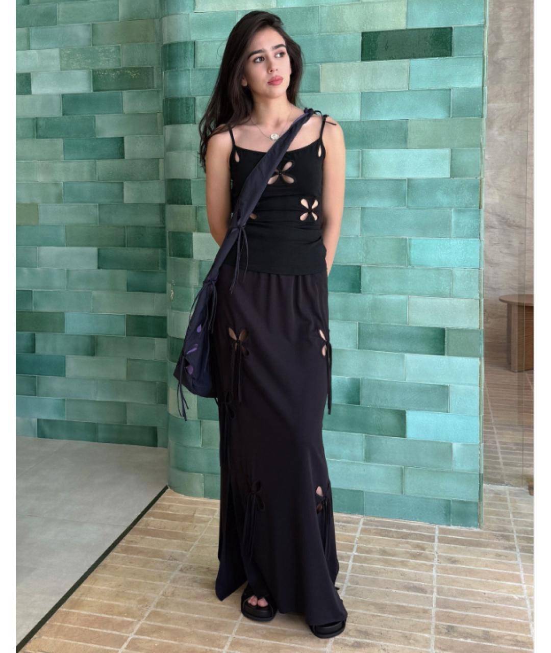 J.KIM Черная тканевая сумка через плечо, фото 2