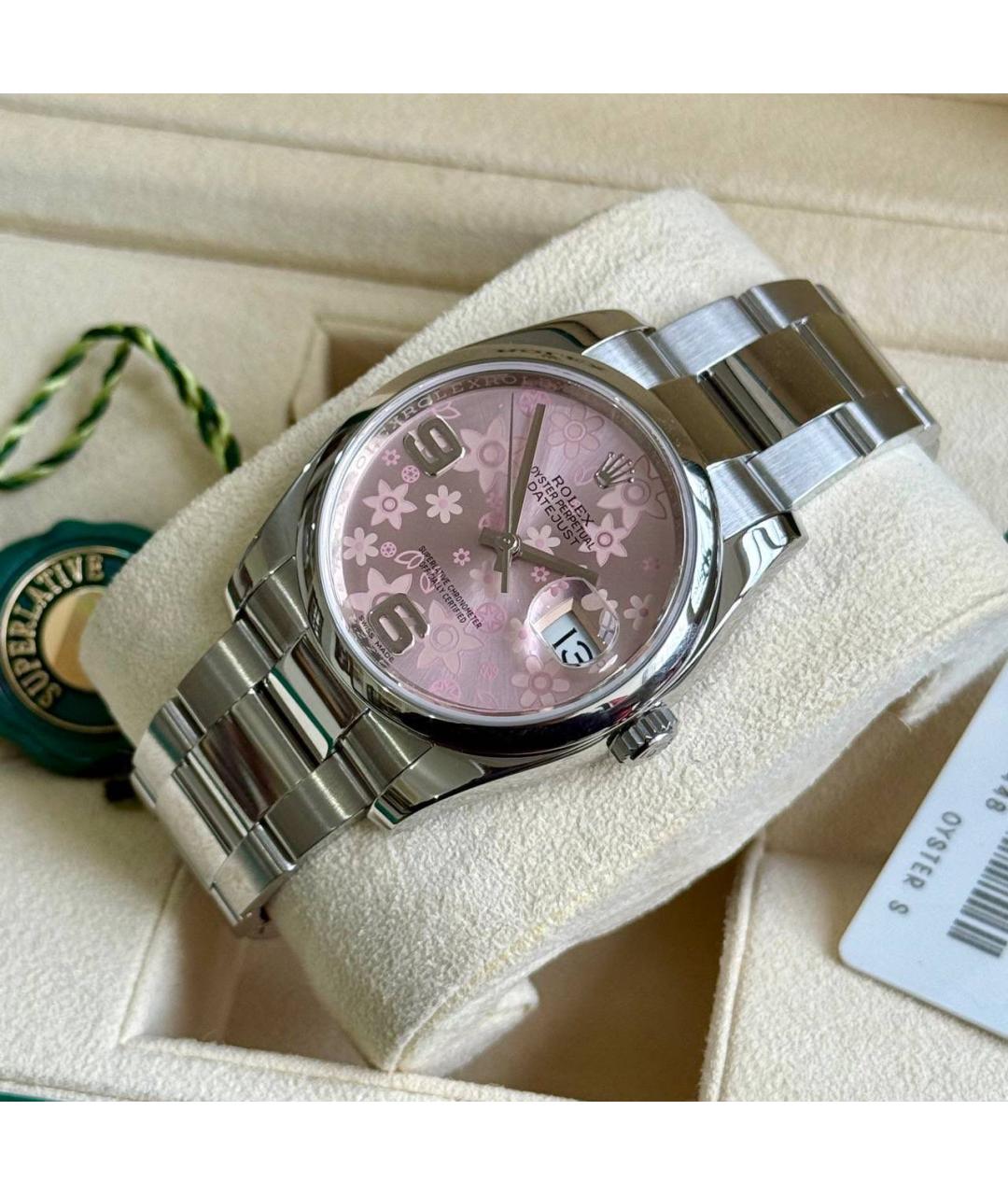 ROLEX Розовые часы, фото 6