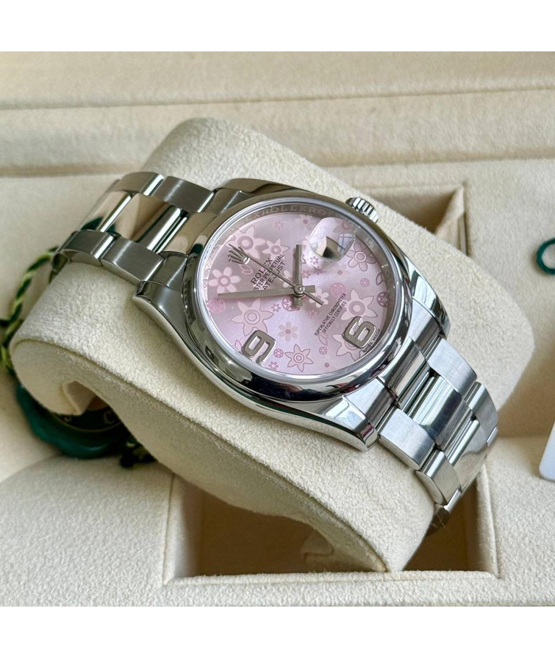 ROLEX Розовые часы, фото 7