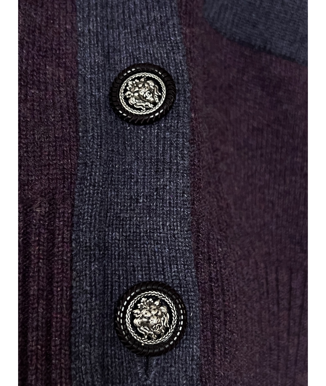 CHANEL PRE-OWNED Фиолетовый кашемировый жакет/пиджак, фото 5
