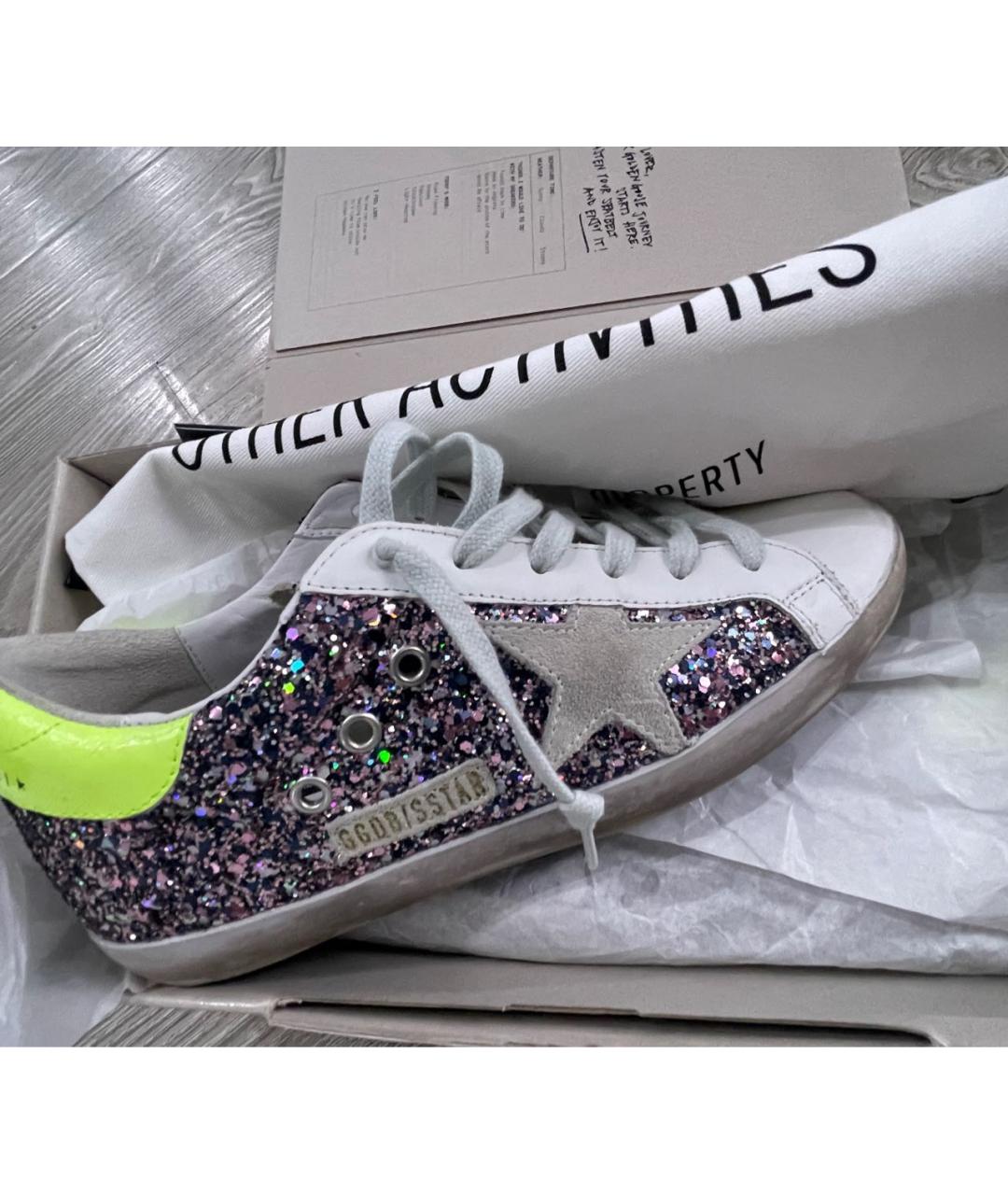 GOLDEN GOOSE DELUXE BRAND Мульти кожаные кеды, фото 3