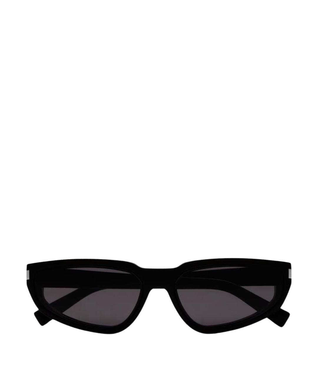 SAINT LAURENT Черные пластиковые солнцезащитные очки, фото 1
