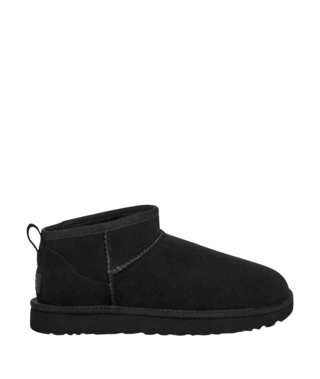 UGG AUSTRALIA Черные замшевые ботинки, фото 1