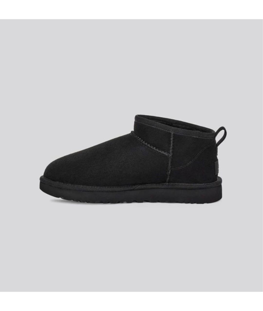 UGG AUSTRALIA Черные замшевые ботинки, фото 3