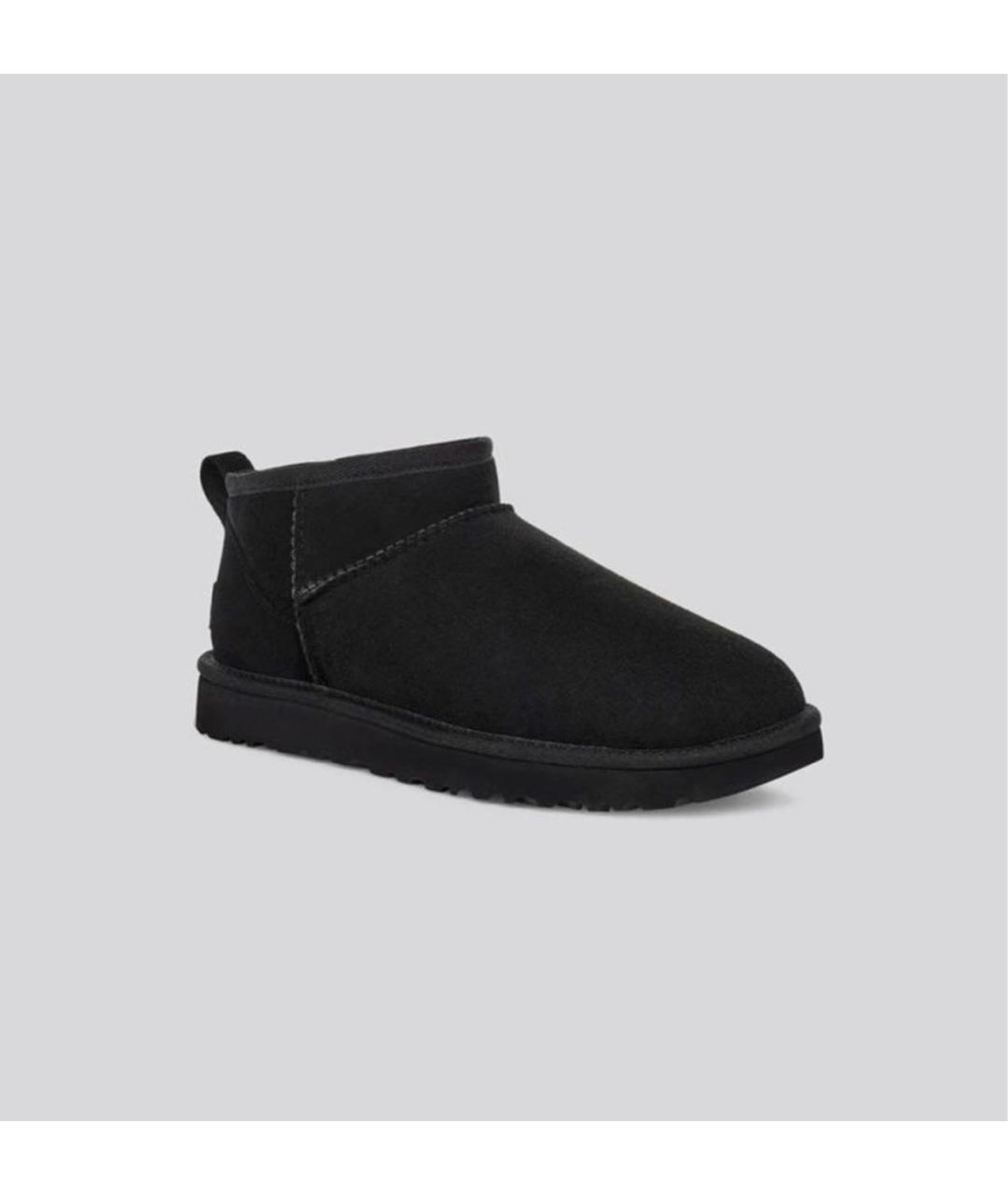 UGG AUSTRALIA Черные замшевые ботинки, фото 2