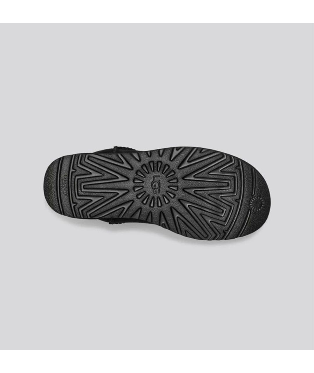 UGG AUSTRALIA Черные замшевые ботинки, фото 6