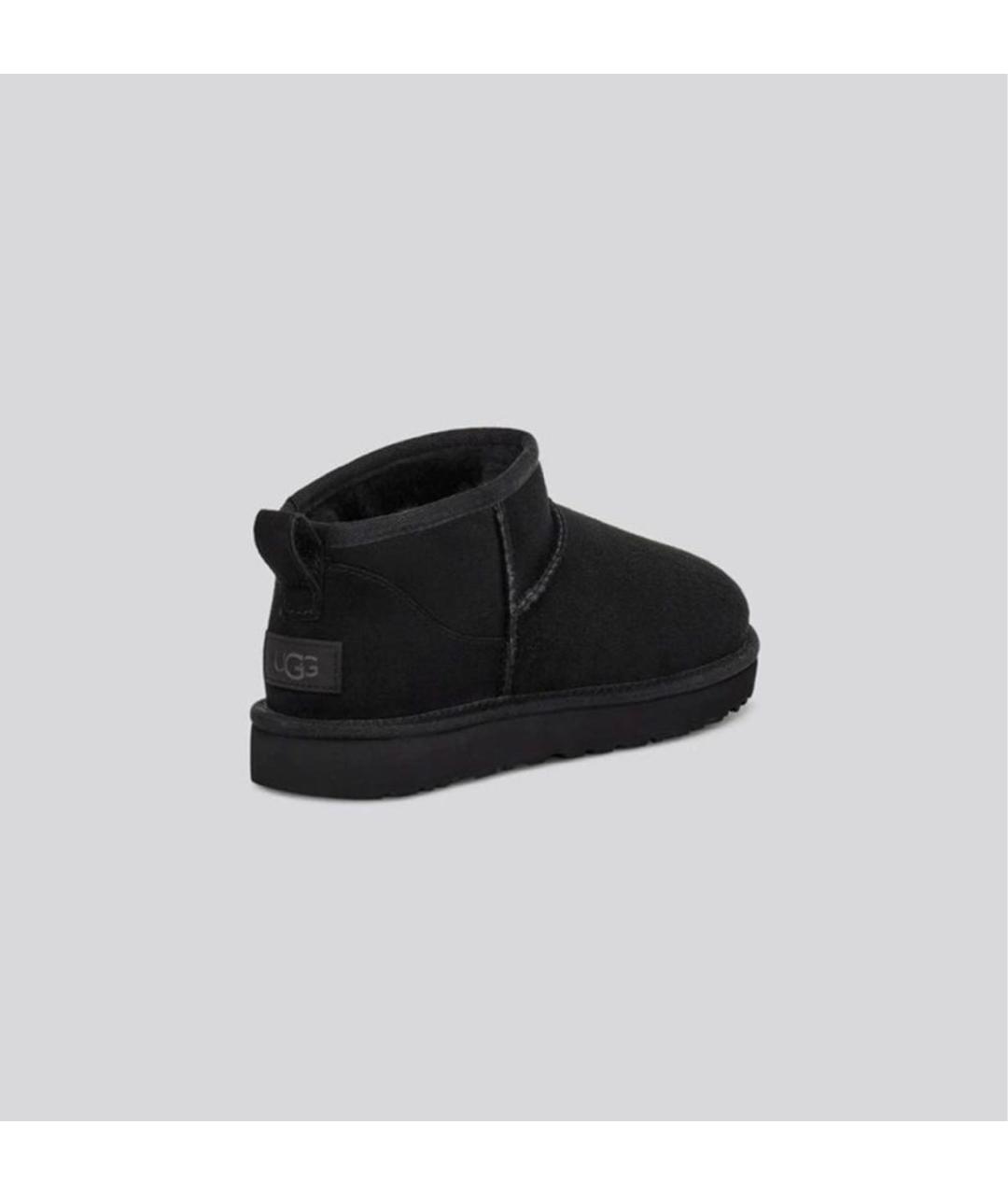 UGG AUSTRALIA Черные замшевые ботинки, фото 4