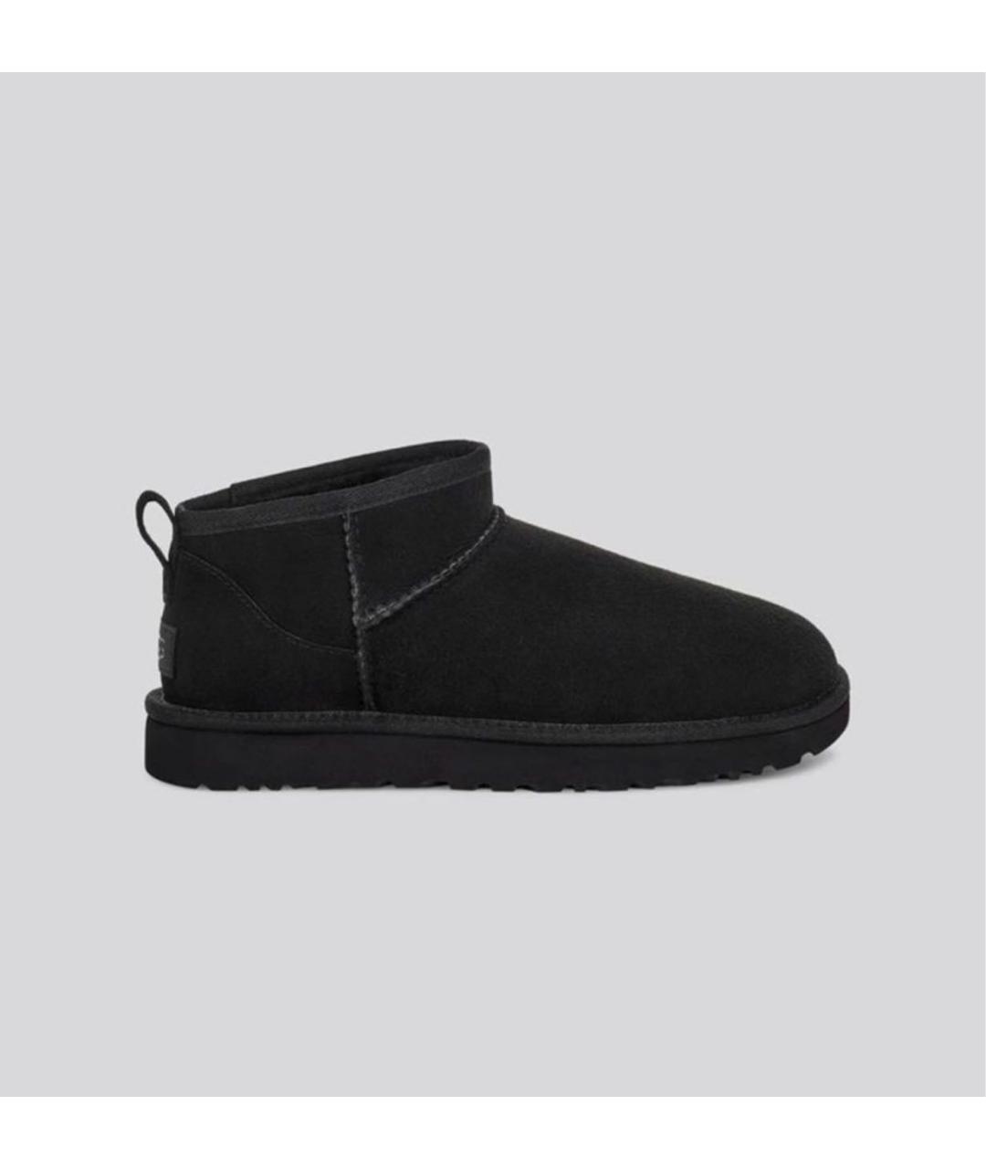 UGG AUSTRALIA Черные замшевые ботинки, фото 7