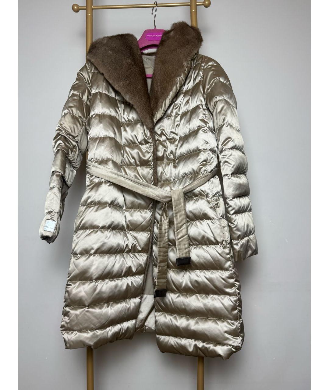 MAX MARA Бежевый пуховик, фото 9