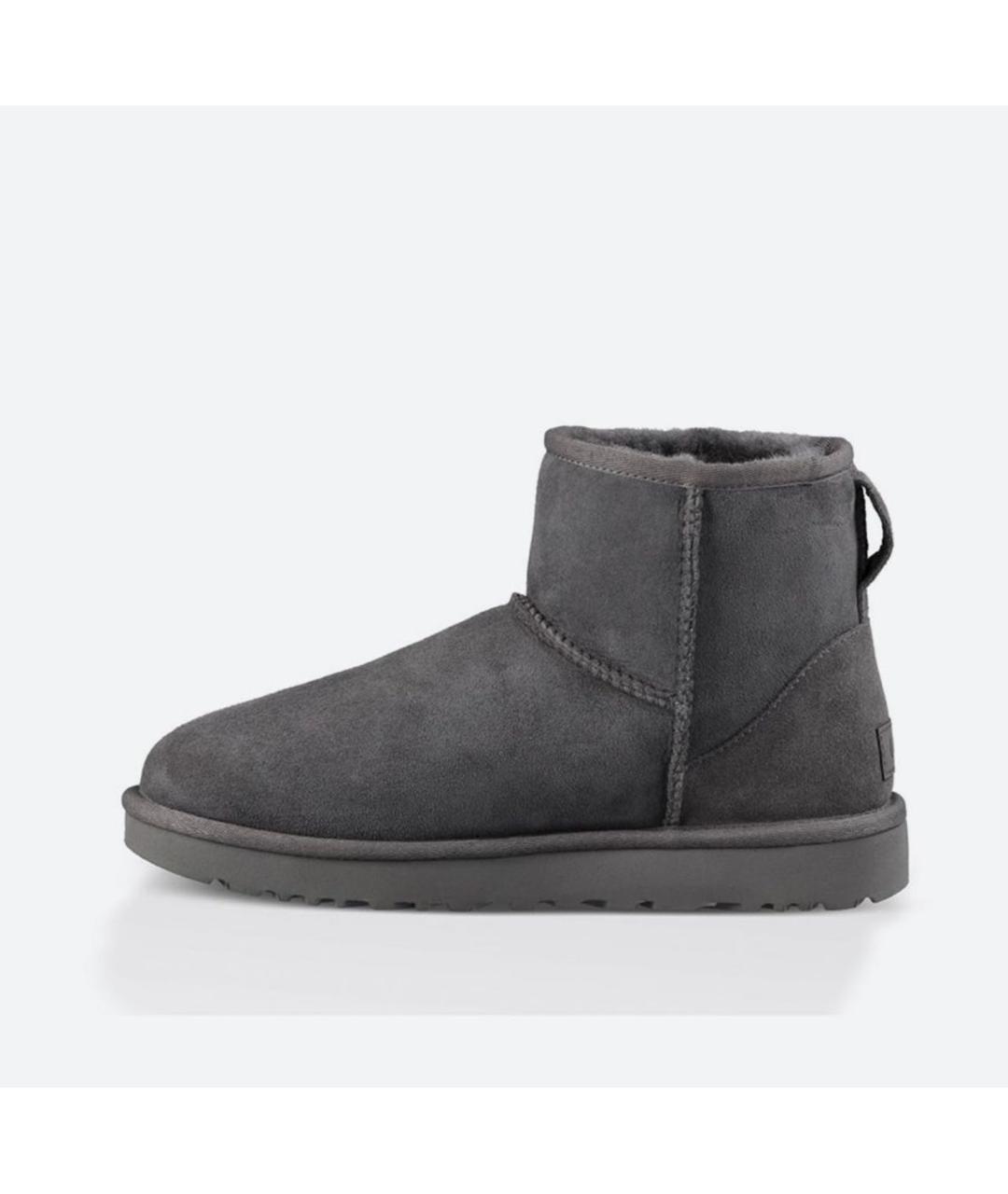 UGG AUSTRALIA Серые замшевые ботинки, фото 3