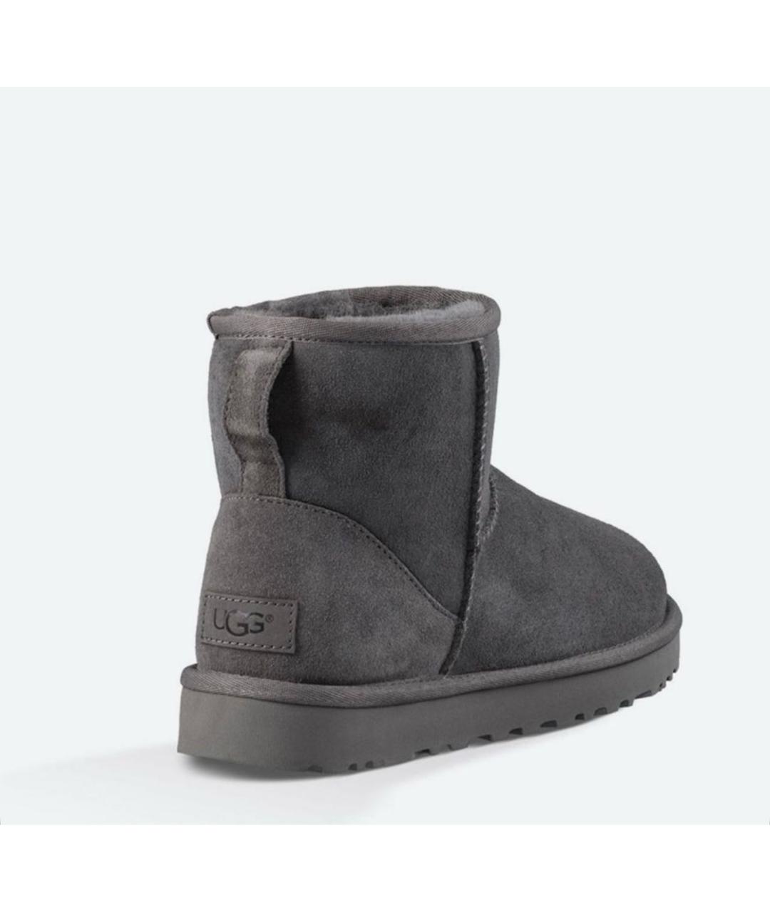 UGG AUSTRALIA Серые замшевые ботинки, фото 4
