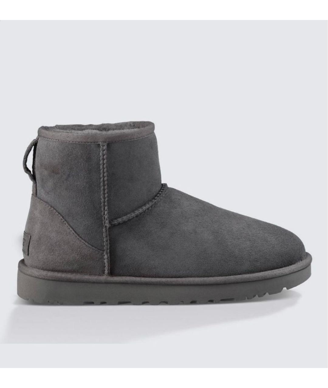 UGG AUSTRALIA Серые замшевые ботинки, фото 7