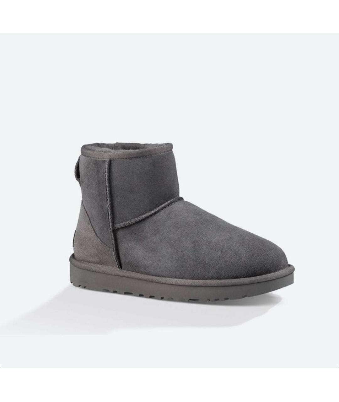 UGG AUSTRALIA Серые замшевые ботинки, фото 2