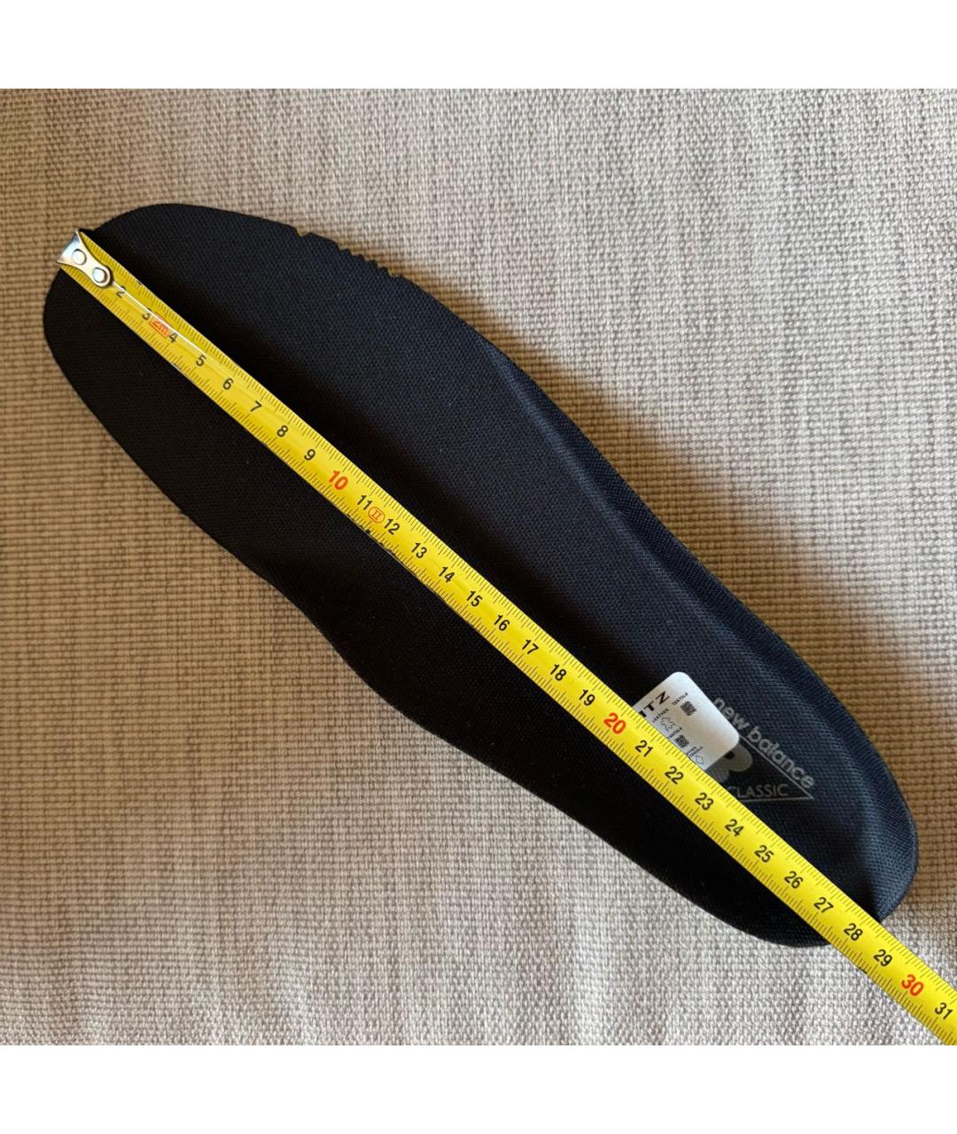 NEW BALANCE Черные замшевые низкие кроссовки / кеды, фото 7