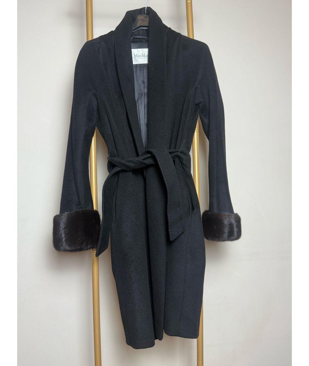 MAX MARA Черное пальто, фото 9