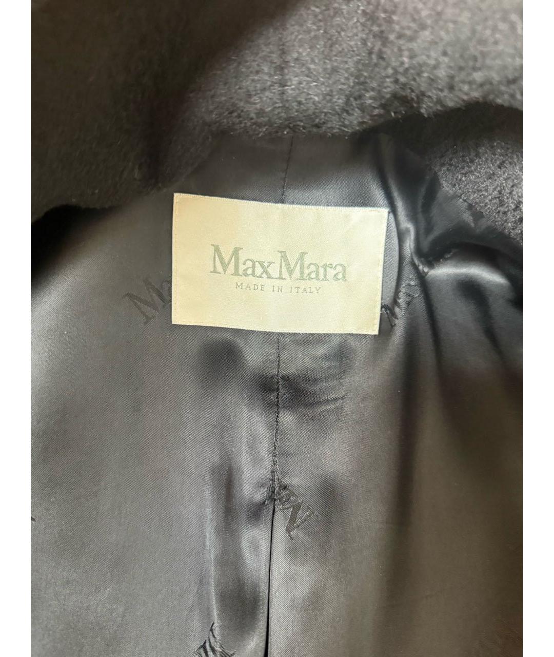 MAX MARA Черное пальто, фото 5