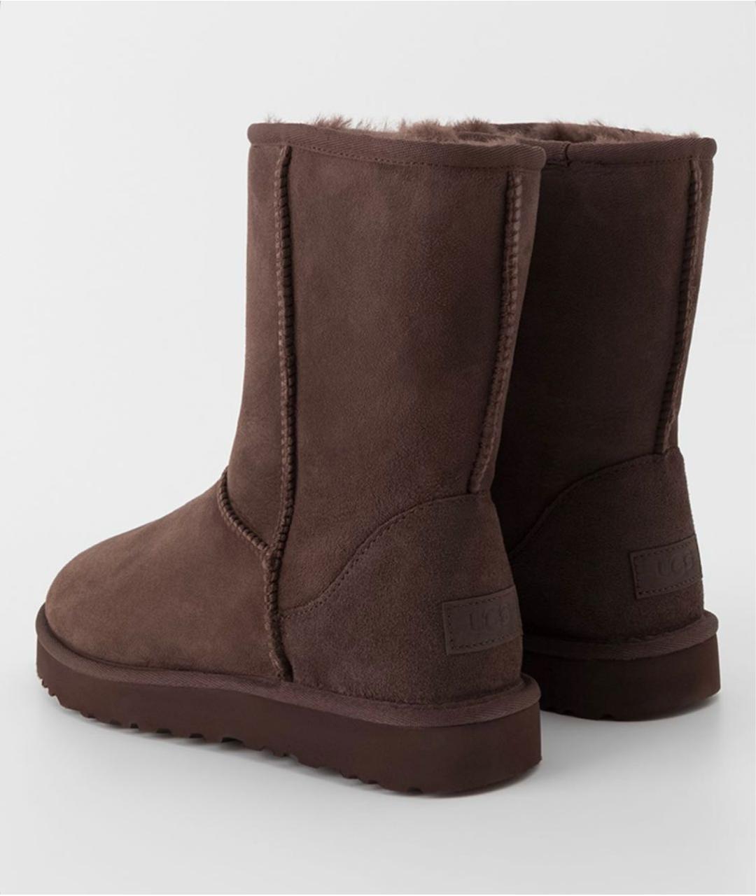 UGG AUSTRALIA Коричневые замшевые ботинки, фото 3