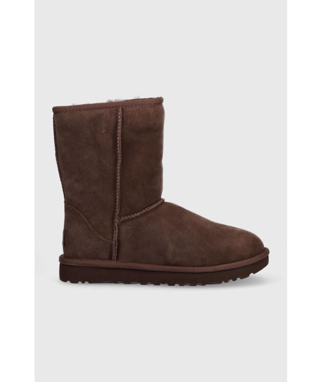 UGG AUSTRALIA Коричневые замшевые ботинки, фото 6