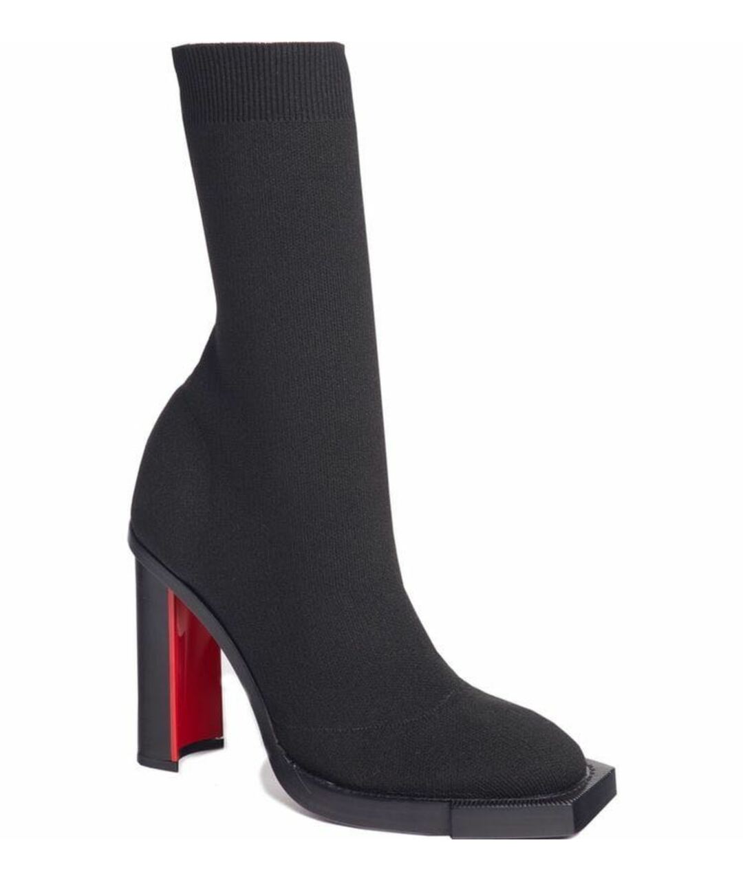 ALEXANDER MCQUEEN Черные текстильные сапоги, фото 5