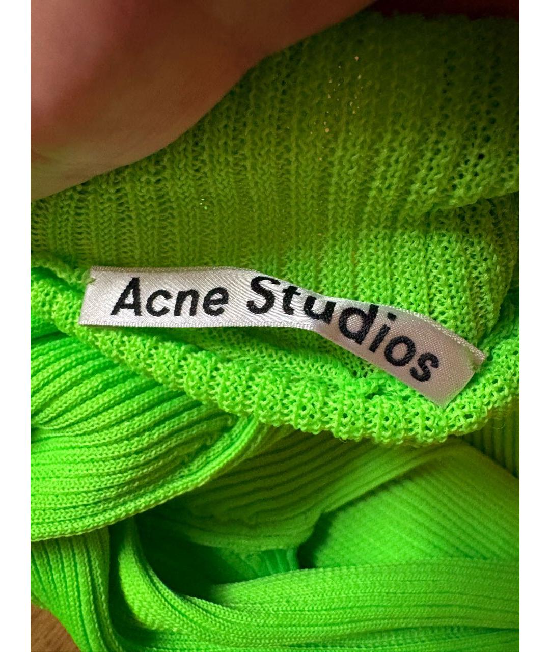 ACNE STUDIOS Салатовая водолазка, фото 3