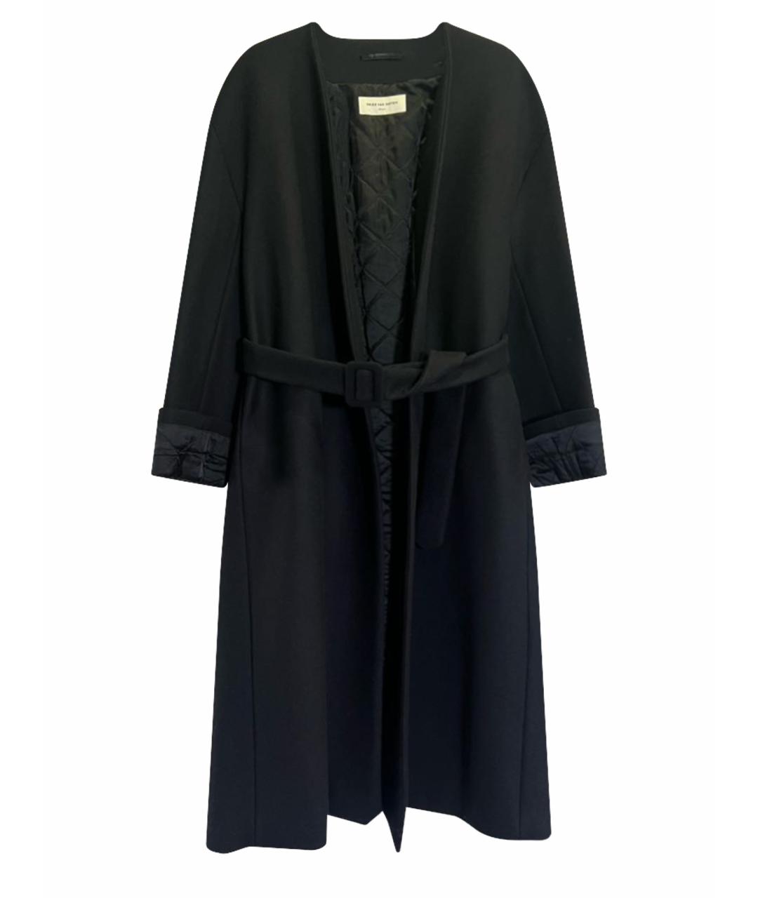 DRIES VAN NOTEN Черное пальто, фото 1