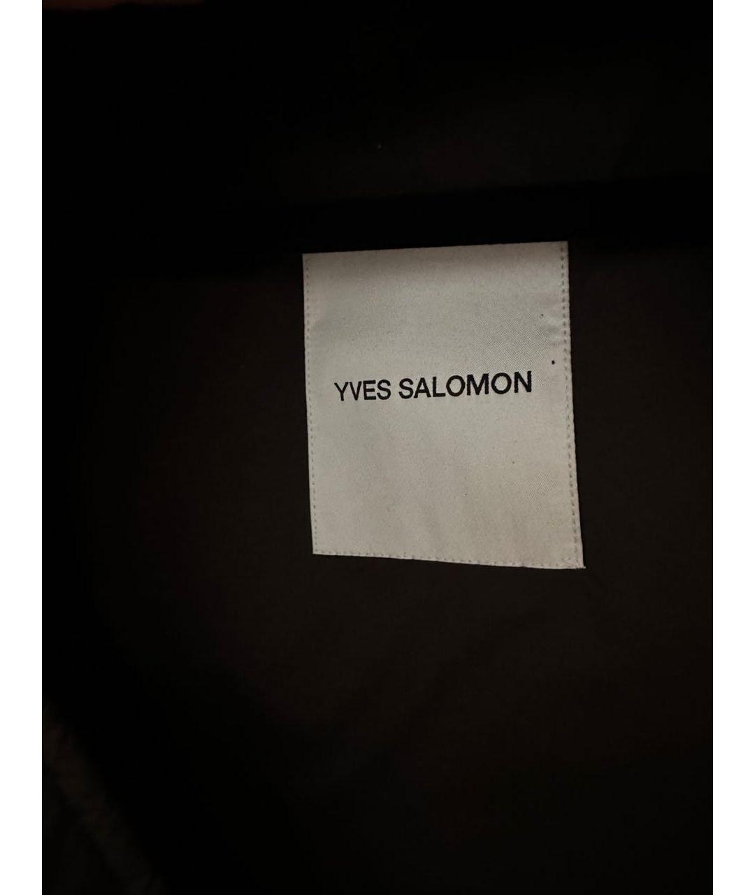 YVES SALOMON Черный пуховик, фото 7