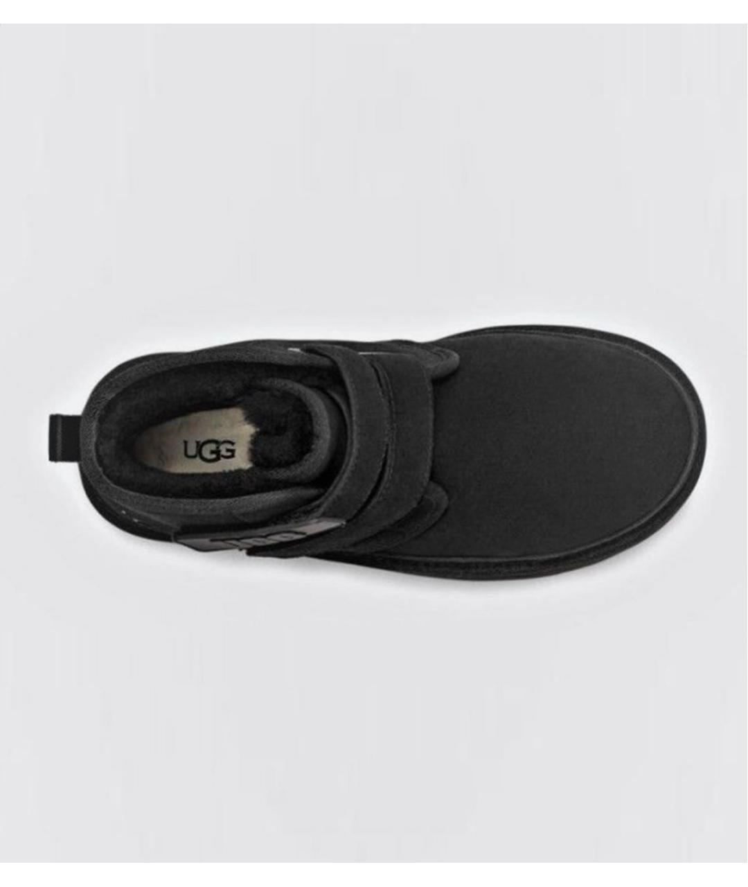UGG AUSTRALIA Черные замшевые ботинки, фото 4